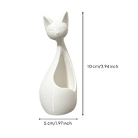 Desktop Feline Decor Rounded Base Home Decoration Modern