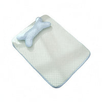 Dog Cooling Mat Easy to Clean Cooling Bed Mat Cloth Bound Edges for Resting