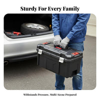 Multi-Layer Tool Container Heavy-Duty 3-Tier Cantilever Tray Case Large Capacity