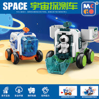 Astronaut Space Rocket Toy Vehicle, Disassemblable, ABS, Inertia, for Kids 4-6