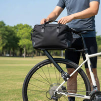Silicone Pad Protection Bicycle Rear Rack 30KG Load Capacity Rear Bike Rack No-Drill Installation for Commuters, Commuting, Travel