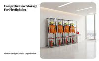 Firefighter Gear Rack 304 Stainless Steel Fire Station Uniform Rack Sturdy and Sturdy Emergency Response Equipment Holder for Firefighters