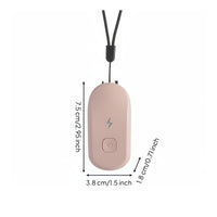 Negative Ion Technology Wearable Air Purifier Lightweight Necklace Air Purifier Mini Size Portable USB Rechargeable for Commuters, Office Workers, Allergy Sufferers, Travel, Car, Public Transport