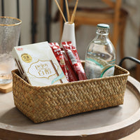 Woven Storage Basket for Desk and Household Organization