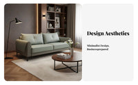 Modern Design Minimalist Couch and Table Combo Italian Inspired Multi-Piece Couch collection Business Grade Reception Seating adaptable Configuration for Interior Designers, Clients, Homeowners, Waiting Room, Hotel Lobby
