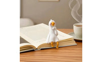 4 Pieces Cute Duck Dashboard Decoration Cartoon Duck Dashboard Decor Playful Screen Perch Figures Compact for Drivers, Commuters, Office Desk