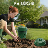 可零售跨境热销园艺工具堆肥箱花园户外有机堆肥防臭家用堆肥桶