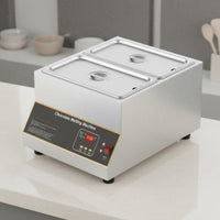 Hot Air Chocolate Melting Machine Water-Free Needed Dry Heat Chocolate Melter Food Heating Equipment Easy to Use Kitchen