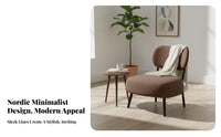 3 Pieces Contemporaryell Spine Chair and Table Set Comfortable Seat Paddings Indoor Furnicontemporarying Soft Upholstery