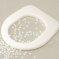 Portable Toilet Seat Easy Install Commode Seat Washable for Seniors