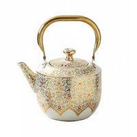 Middle Eastern Design Teapot Exquisite Craftsmanship Stainless Steel Teapot