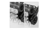 Pull-Behind Lawn Aerator Heavy-Duty Tow-Behind Tine Aerator Steel Soil Loosener for Gardeners