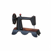 Dollhouse Sewing Machine Display Decoration Mini Stitching Device Collector Gift for Craft Hobbyists