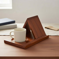 Triangle Reading Valet Compact Triangle Book Stand for Office
