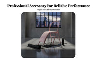 PU Leather Seat Iyengar Fitness Chair Foldable Fitness Chair Portable and Space-Saving Backless Exercise Stool Sturdy for Advanced Practiti Single Rs, Beginners, Seniors, Stretching, Flexibility Training, Physical Rehabilitation, Living Room