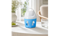 Pigeon Water Dispenser with Handle Weight-Operated-Fed Fowl Waterer with Handle Split Detachable Bird Drinker for Ducks, Chicken Coop