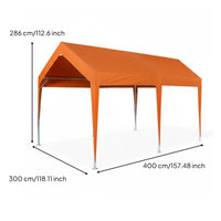 Waterproof Outdoor Gazebo Canopy Easy Assembly Heavy Duty Party Tent Windproof Event Tent with Sidewalls Protection for Garden, Patio, Backyard