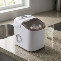 Compact Countertop Ice Maker Portable Ice Maker Small Footprint Machine Space-Saving for Homeowners