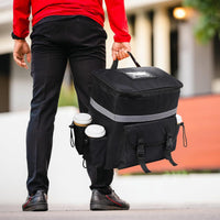 Insulated Delivery Backpack with Large Capacity, Foldable, Oxford Fabric