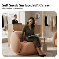 3 Pieces Shell Armchair and Table Set Light Luxury Room Furnishing Modern and design Textured Upholstery for Interior Designers