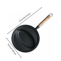 Cast Iron Omelette Pan Hanging Loop Cast Iron Frying Pan Even Heating