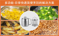 304 Stainless Steel Oil Filter Pot with Fryer Basket