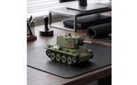 Desktop-Size Infrared Battle Tank Multiplayer Wireless Control Tank Realistic Vehicle Safe for Table-Top Play