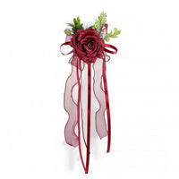 Car Flower with Ribbon Festive Ornament Decorative for Brides