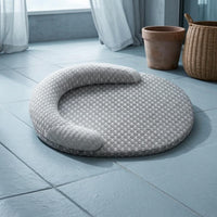Oval Pet Cooling Mat Dotted Feline Dog Sleeping Pad Low-Height