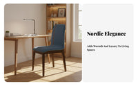 Upholstered Backrest Chair Modern Design Upholstered Side Chair Breathable