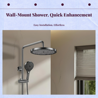 High-pressure rainfall showerhead