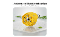 2 Pieces Rustproof 6-in-1 Pressure Washer Nozzle Long-Lasting Construction 6 in 1 Pressure Washer Nozzle Wide Range of Applications