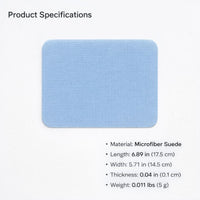 Microfiber Suede Cleaning Cloths, Soft Microfiber for Screens, Jewelry, Electronics, Glass, Polishing Cloths, 14.5*17.5cm