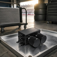 Double Baffle Reservoir Can Easy to Install Car Part for Racing Enthusiasts