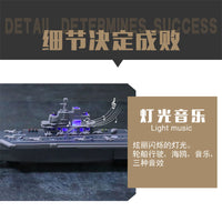 航空母舰模型仿真惯性玩具船声光音乐军事航母男孩海军编队辽宁号