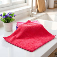 Super Soft Microfibre Cloth 30cm X 30cm, 21-Ply Cut Pile Microfibre Towel for Car Cleaning, High Absorbency Anti-Shedding Design