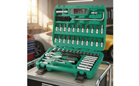Car Repair Tool Kit 73-Piece Mechanics Tool Set Portable Socket Wrench Set for Home Mechanics, Garage, Roadside Emergency, Workshop