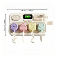 Socket Toy Educational Insertion Toy Colorful Busy Board with for Young Children, Kids, Preschool, Daycare