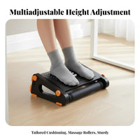Adjustable beneath-desk Footrest Anti-Slip Surface Foot elevation for Study Room