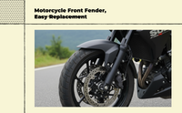 UY125T-A mudguard, rustproof plastic
