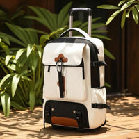 Wheeled Backpack Padded Rolling Backpack Spacious Trolley Bag for Journeyers
