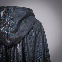 Hooded Cape for Halloween, Fancy Dress Costume Party, Shiny Hooded Cape Festival, Cloak Hood Cosplay - Image 9