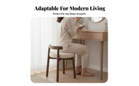 Rotating paded Seat 360-Degree Rotation Vanity Stool Curved support Support Soft and Comfortable for Women, Adults, Makeup Room