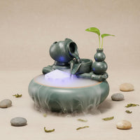 Ceramic Water Fountain Gift Idea Ceramic Water Feature Mist Effect for Office