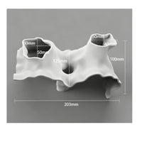 Double Opening Cave Hiding Area Pet Decor Natural Look for Terrarium