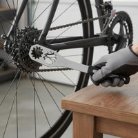 11T/12T Compatible Cassette Holding Wrench Non-Slip Handle Flywheel Removal Tool Stainless Steel Mountain Bike Repair Tool Laser Cut for Cyclists