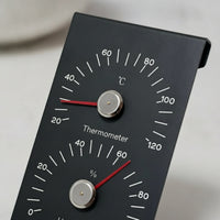 Sauna Thermometer and Hygrometer Aluminum Sauna Thermometer Batterybattery-Free