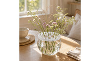 Flexible Silicone Flower Arranging Grid Stretchable Flower Arrangement Holder Long-Lasting Silicone Vase Grid Washable for Table Centerpieces