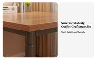Simple Computer Desk Easy to Assemble Rectangular Writing Desk Spacious Desktop Simple Writing Table for Students, Professionals, Bedroom, Dorm Room