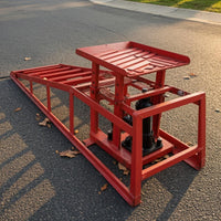 Car Service Ramp Sloped Hydraulic Car Ramp Garage Equipment Measured Markings Heavy Duty Steel